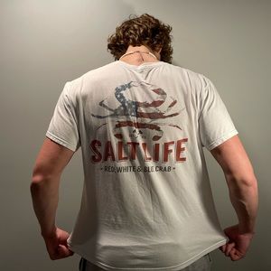Salt Life Beach T-Shirt With Pocket